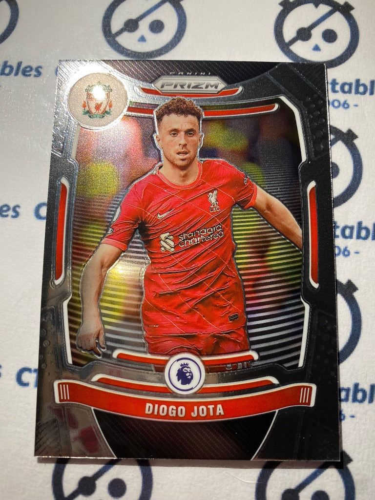 2021-22 Panini Prizm Premier League Soccer Base #83 Diogo Jota