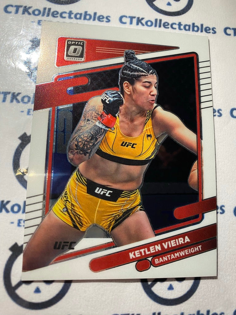 2022 UFC Panini Optic Base #55 Ketlen Vieira - Bantamweight