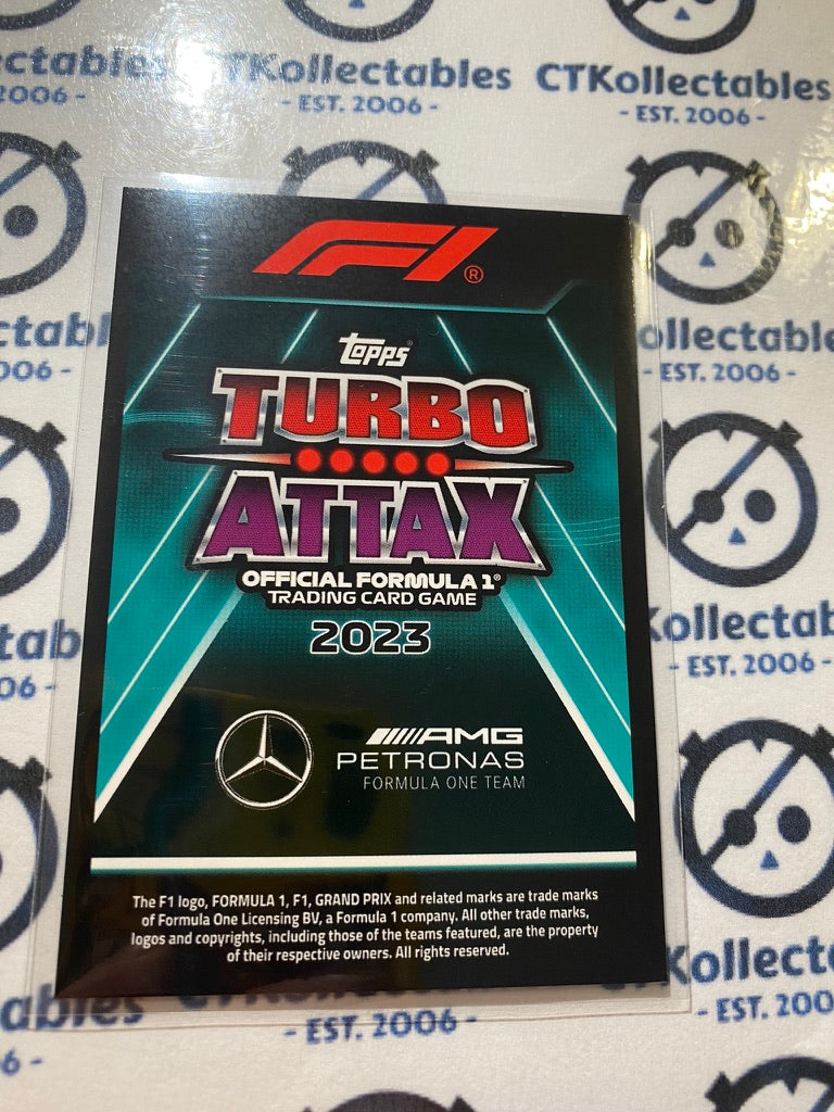 2023 Topps Turbo Attax F1 -Foil Lewis Hamilton (2022 Topps Awards) #298 Mercedes