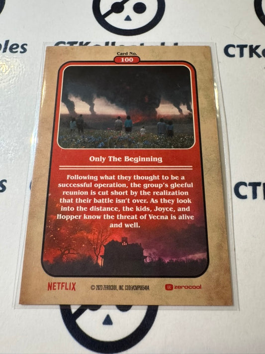 2023 Topps Stranger Things Season 4 #100 Yellow Only The Beginning