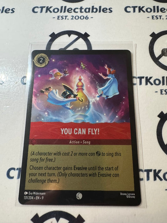 Disney Lorcana Fabled COLD FOIL 131/204 You Can Fly! C