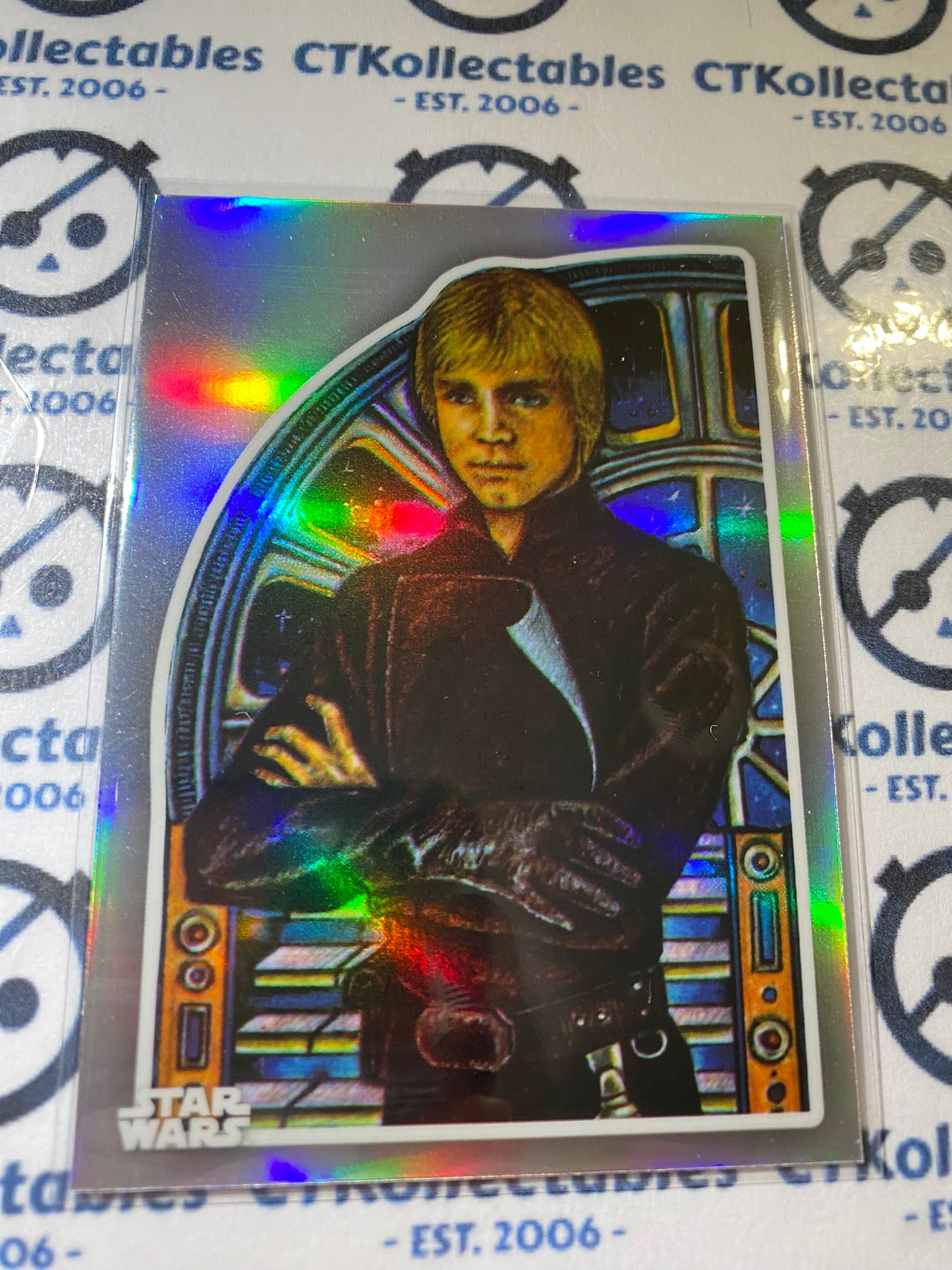 2023 Topps Chrome Star Wars - Luke Skywalker 40th Anniversary Art ROJ40-9