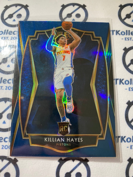 2020/21 Panini NBA Select Killian Hayes Premier Level Silver Prizm #181 RC