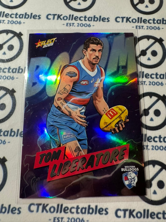 2025 AFL Footy Stars Luminous Tom Liberatore Boom! #293/360 #BM210 Bulldogs