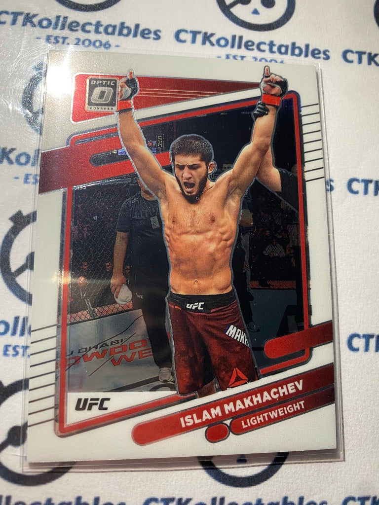 2022 UFC Panini Optic Base #12 Islam Makhachev - Lightweight