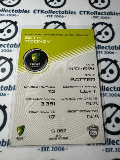 2025/26 CA Cricket Traders Beth Mooney Silver Parallel #S052