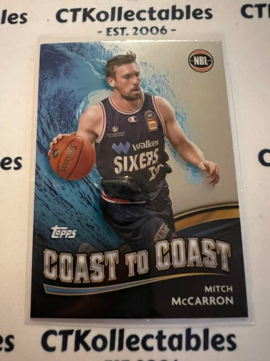 2023-24 Topps NBL Chrome Mitch McCarron Coast to Coast #CC-1 36ers