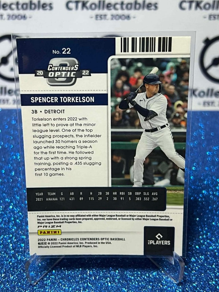 2022 Chronicles MLB Contenders Optic #22 Spencer Torkelson Building Blocks Prizm
