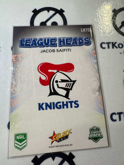 2026 Select NRL League Heroes League Heads #LH70 Jacob Saifiti Knights