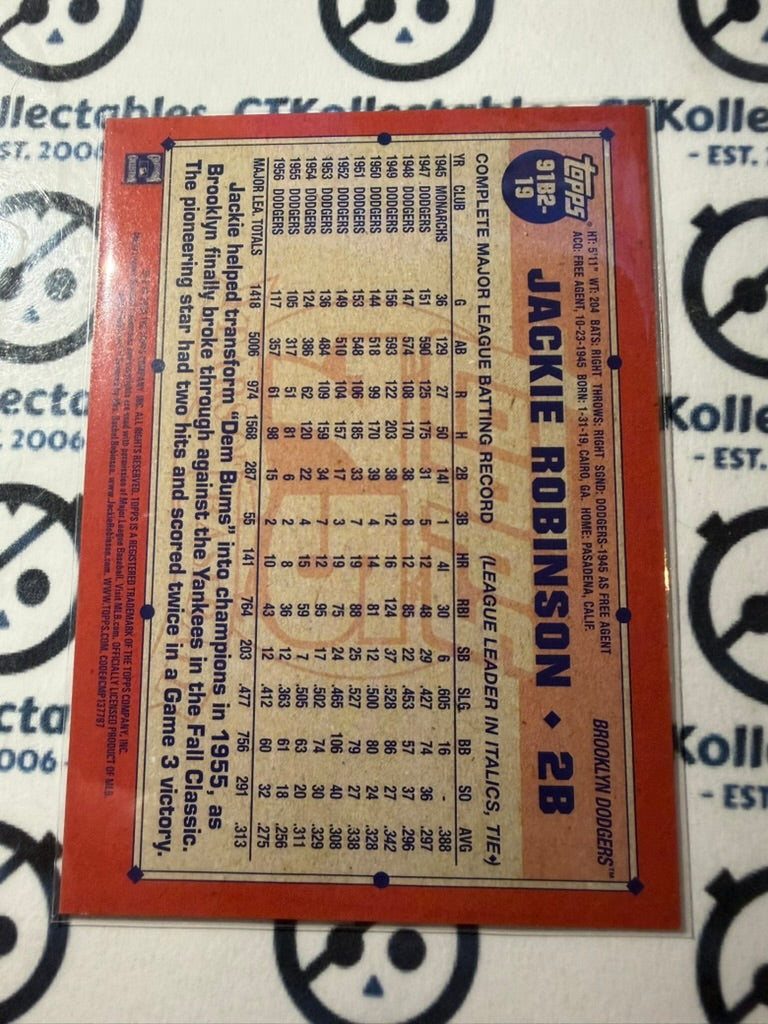 2026 Topps Series 2 - Jackie Robinson Pink '91' 75th anniversary 91b2-19 Dodgers