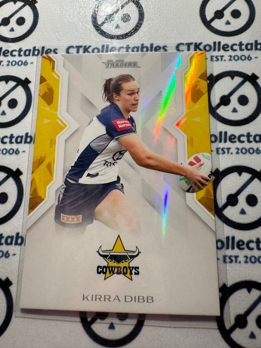 2025 NRL Traders NRWL WOMENS W 37 / 70 Cowboys Kirra Dibb