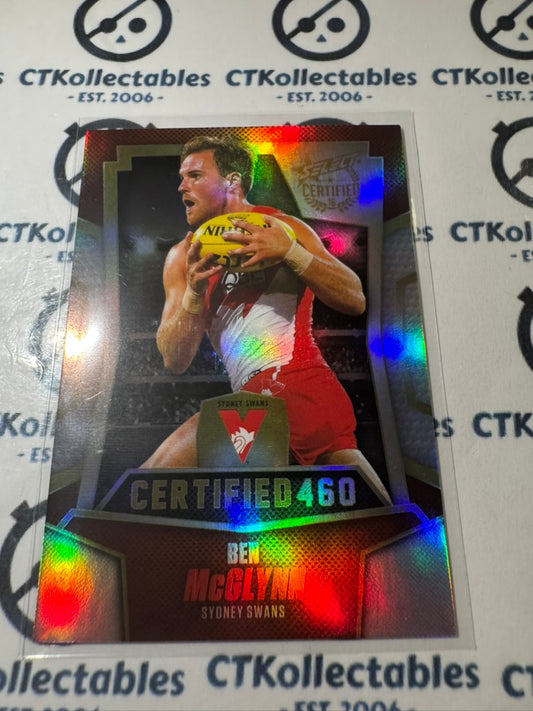 2016 AFL Select Certified Certified 460 Ben McGlynn #230/460 #C191 Swans