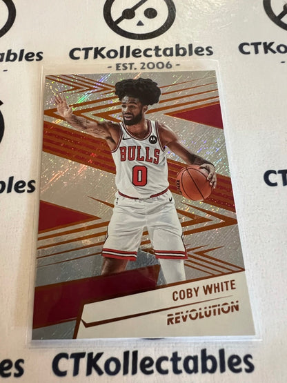 2024-25 NBA Panini Revolution Coby White #95 Chicago Bulls