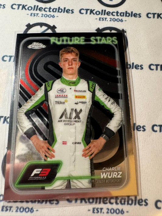 2024 Topps Chrome F1 Future Stars Charlie Wurz #58 F3