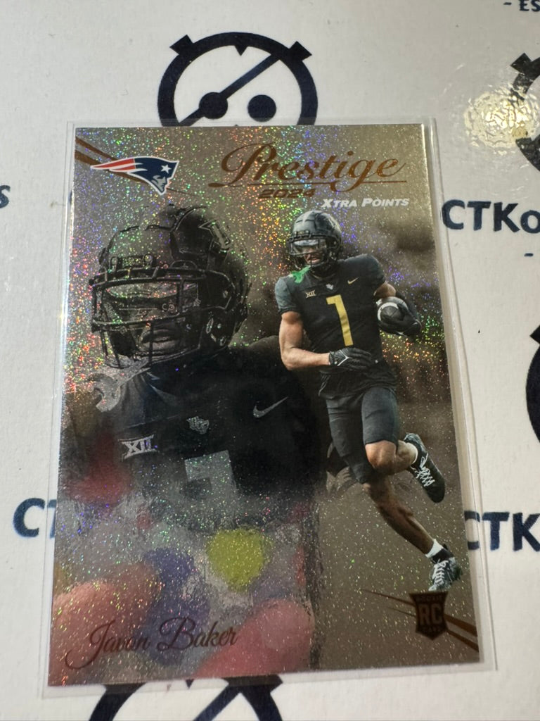 2024 NFL Prestige Dots Xtra Points Rookie #346 Javon Baker New England Patriots