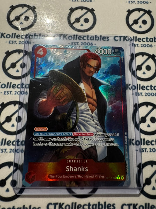 One Piece : Legacy of the Master OP12-008 – Shanks – Rare Alternative Art