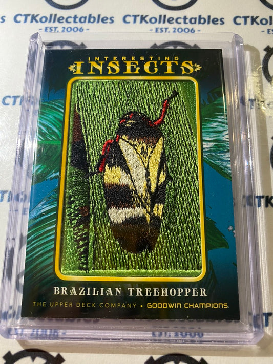 2022 Upper Deck Goodwin Champions Brazilian Treehopper Interesting Insects IP-56