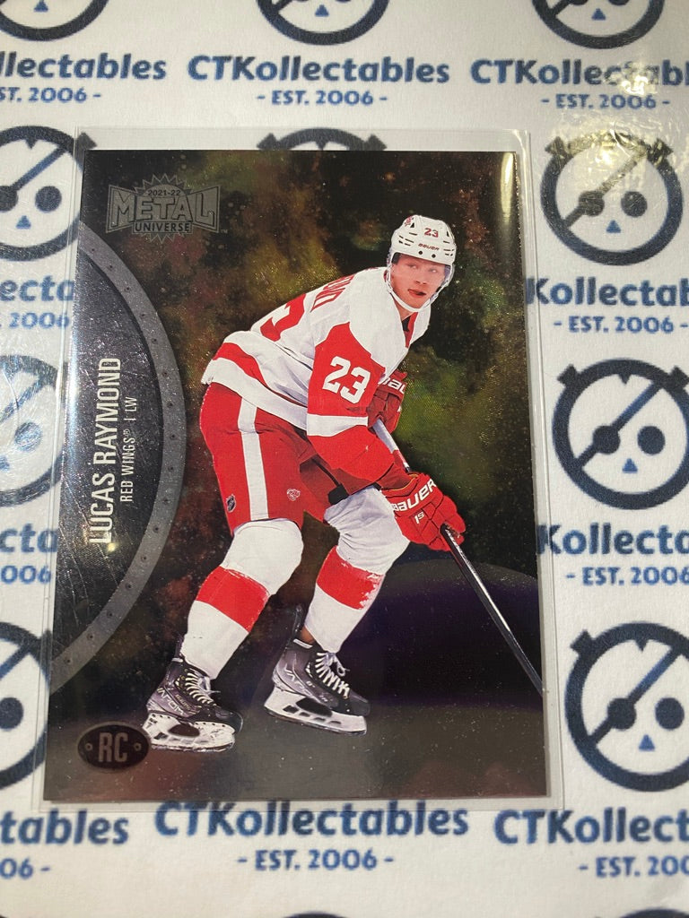 2021/22 Skybox NHL Metal Universe Lucas Raymond RC #190 Red Wings