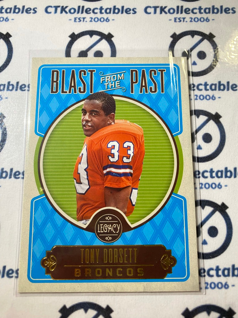 2023 NFL Panini Legacy Tony Dorsett Blast From The Past #BP-14 Broncos