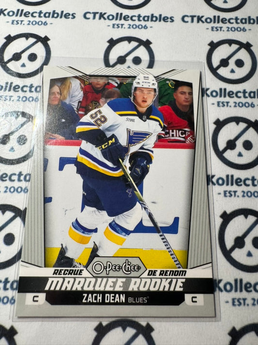 2024-25 O-Pee-Chee Hockey Marquee Rookie #578 Zach Dean St. Louis Blues