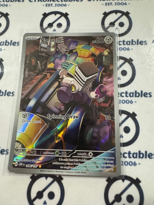 Varoom Illustration Rare #206/197 Obsidian Flames Pokemon Card