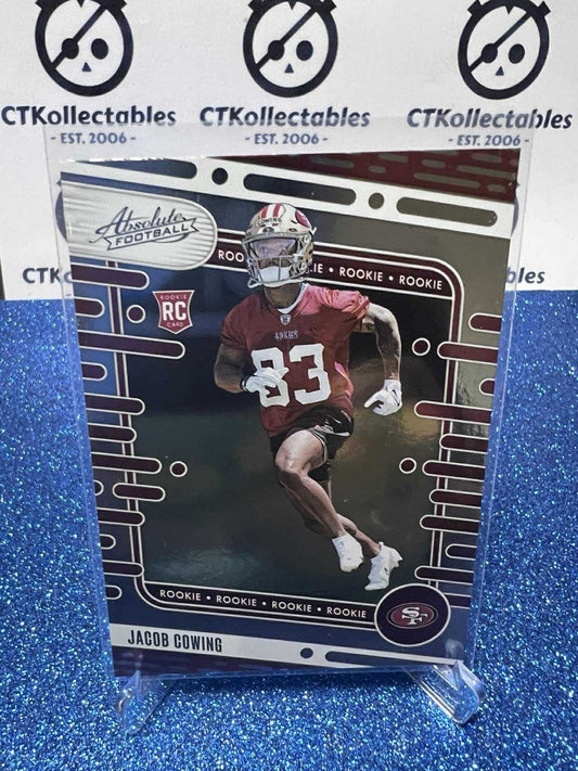 2024 NFL Panini Absolute Rookie RC #191 Jacob Cowing San Francisco 49ers
