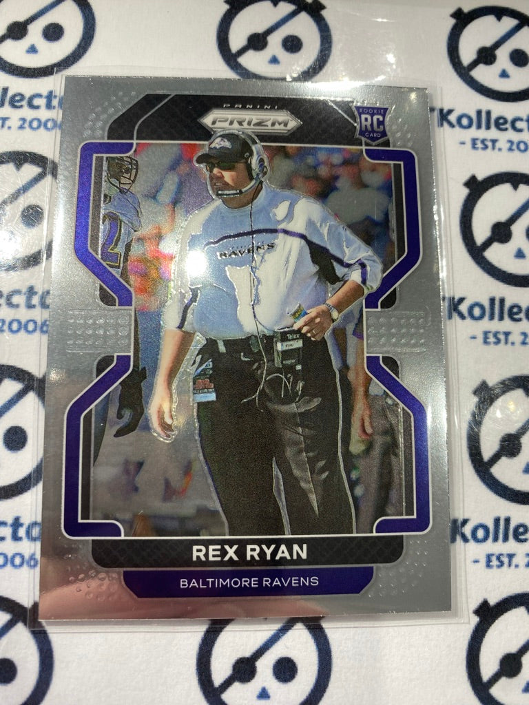 2021 NFL Panini Prizm Rex Ryan Rookie Card RC #289 Ravens