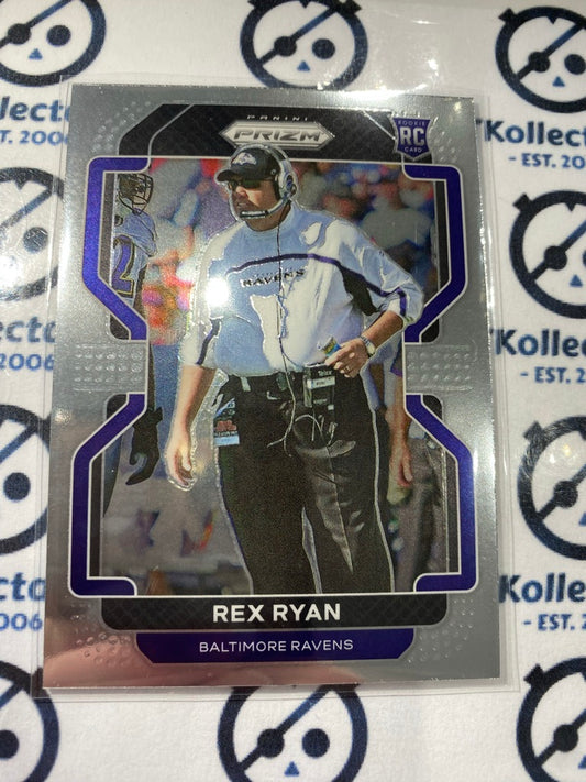 2021 NFL Panini Prizm Rex Ryan Rookie Card RC #289 Ravens
