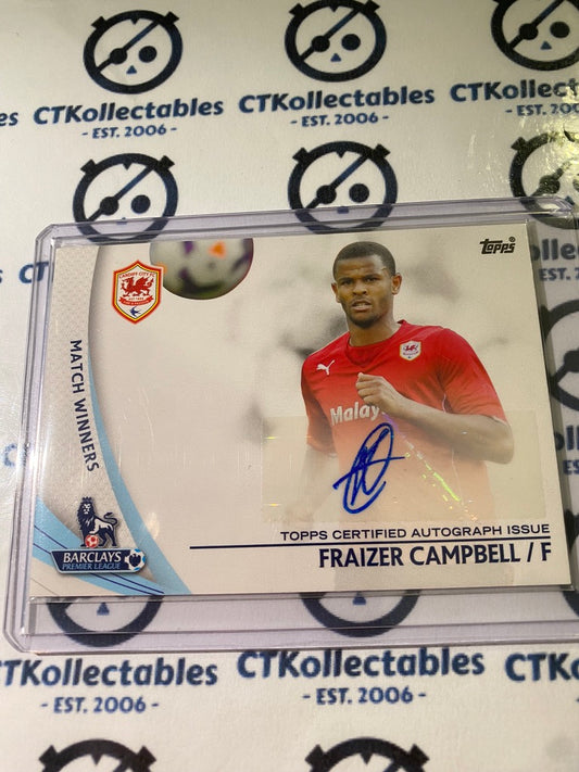 2013 Topps Premier Gold Fraizer Campbell Match Winners Auto #SP-FC