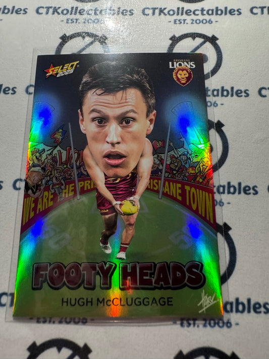 2025 AFL Footy Stars Footy Heads Hugh McCluggage FH11 Lions