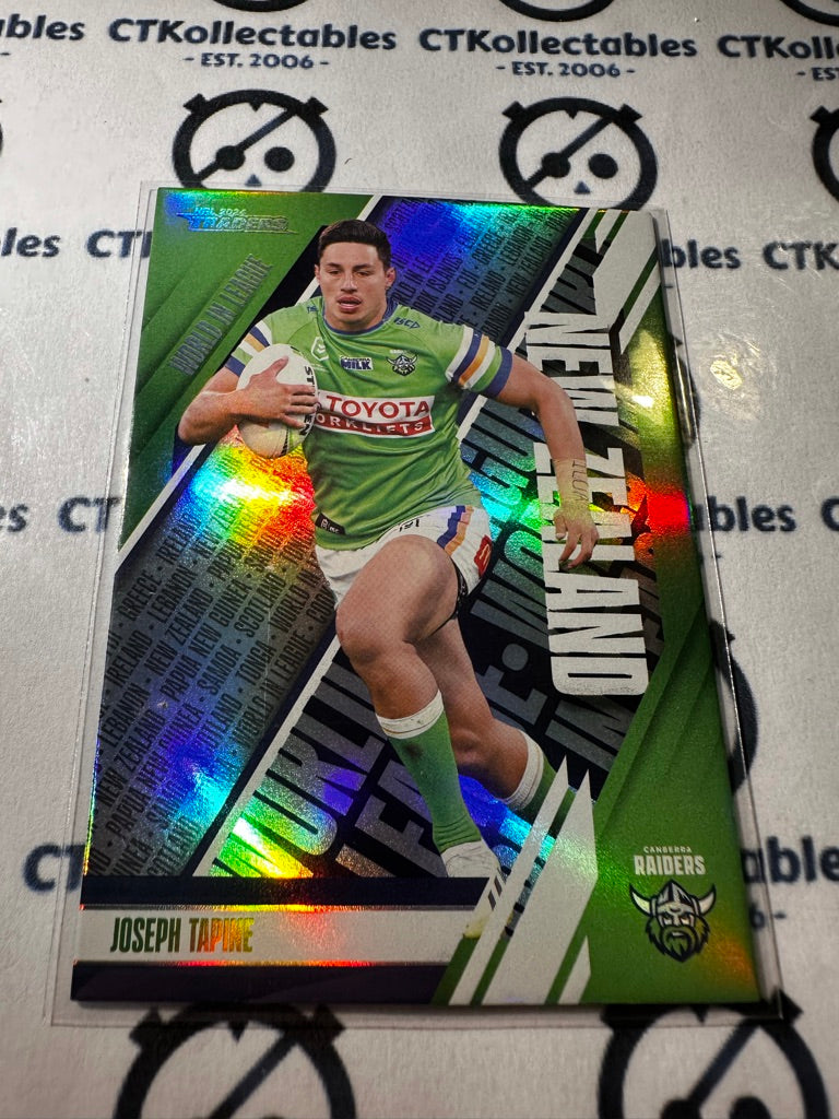 2024 TLA NRL Traders World In League - Joseph Tapine WL06/54 Raiders