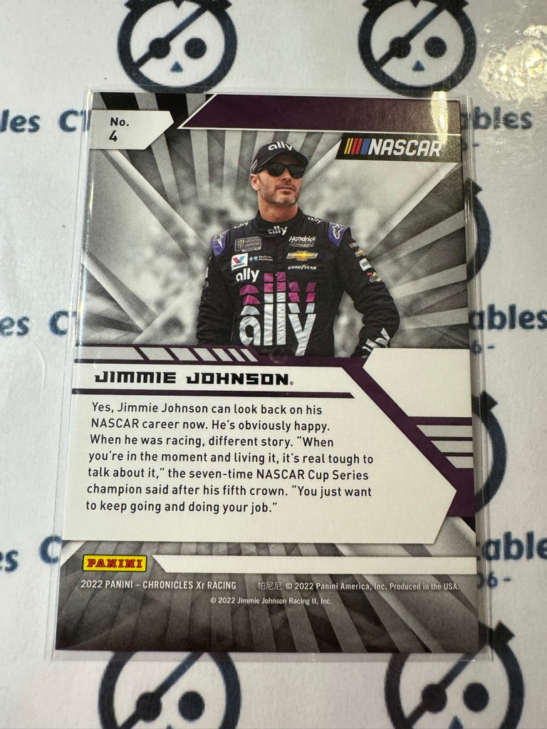 2022 Panini NASCAR Chronicles XR Jimmie Johnson #4