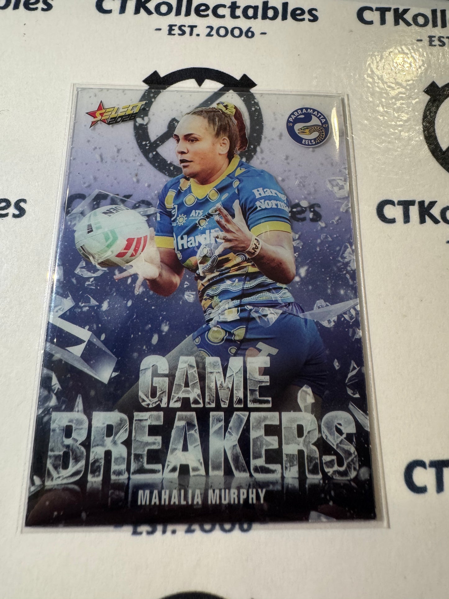 2026 Select NRL League Heroes Game Breakers #GB152 Mahalia Murphy Eels