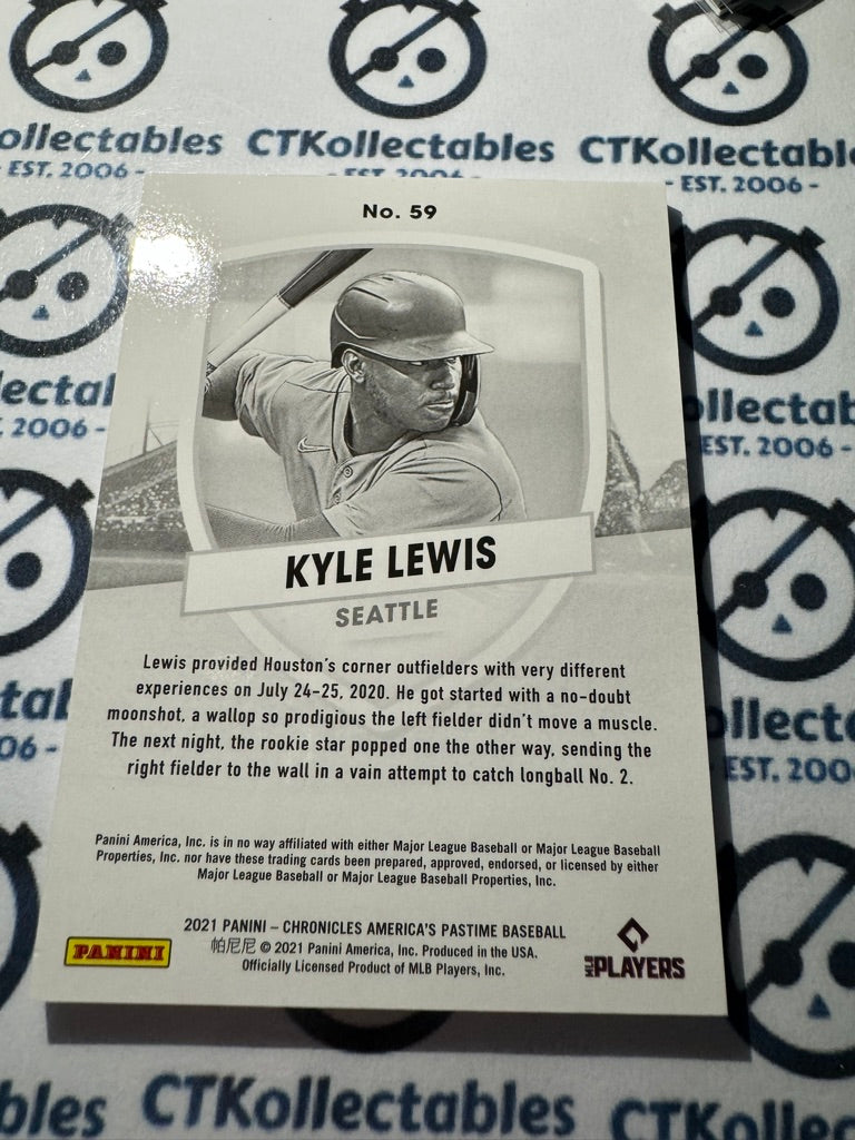 2021 Chronicles MLB Baseball Chronicles Americas Pastime Kyle Lewis #59 Seattle