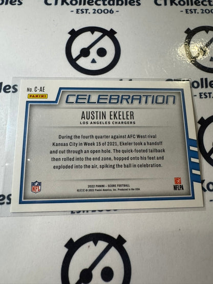 2022 NFL Panini Score Celebration #C-AE Austin Ekeler Chargers