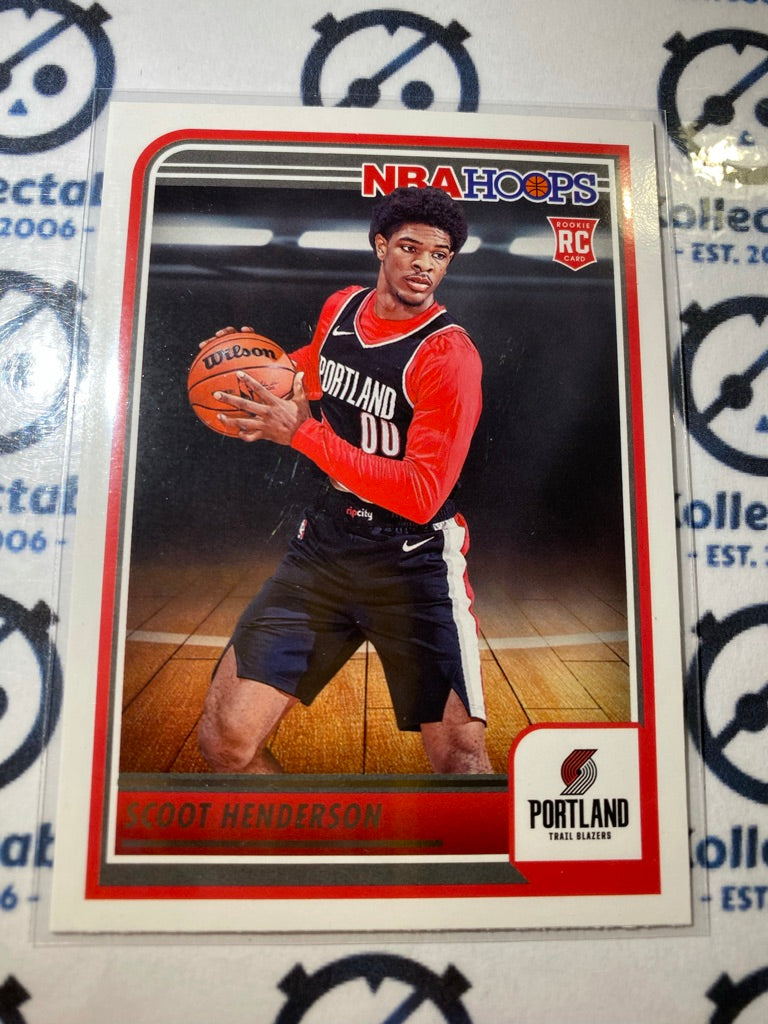 2023-24 Panini NBA HOOPS Scoot Henderson rookie card RC #232 Portland