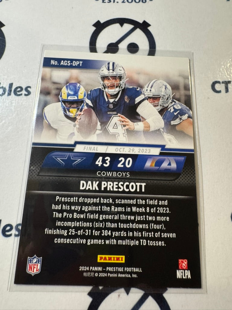 2024 NFL Prestige Dak Prescott Any Given Sunday #AGS-DPT Cowboys