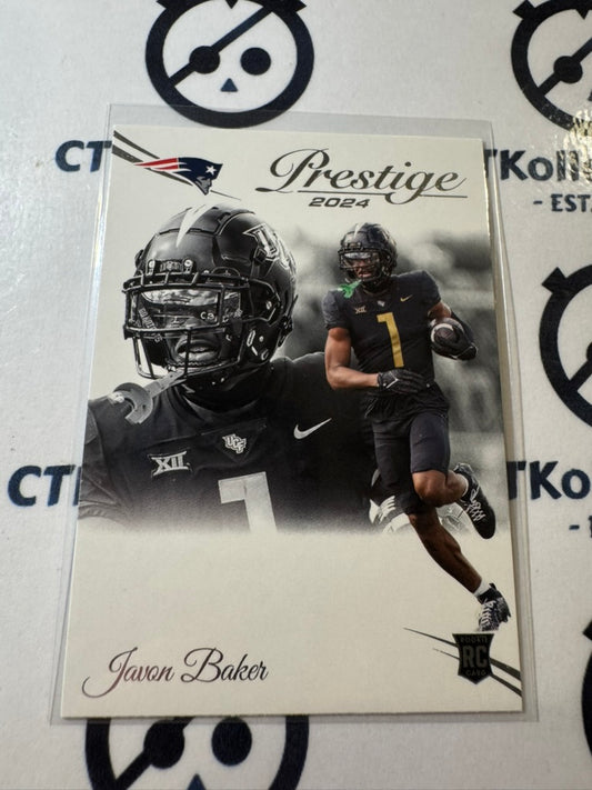 2024 NFL Prestige Rookie Card #346 Javon Baker New England Patriots