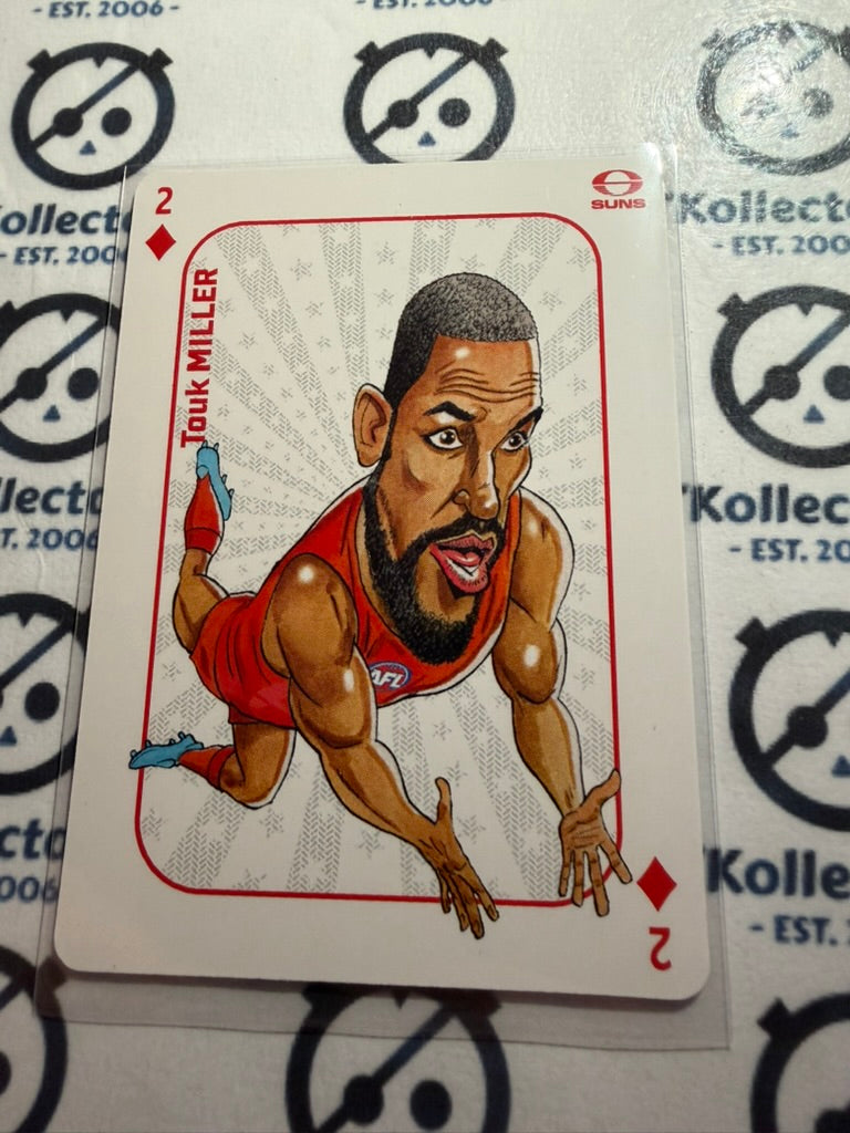 2026 Teamcoach AFL Wildcard Playing Cards Touk Miller Swans