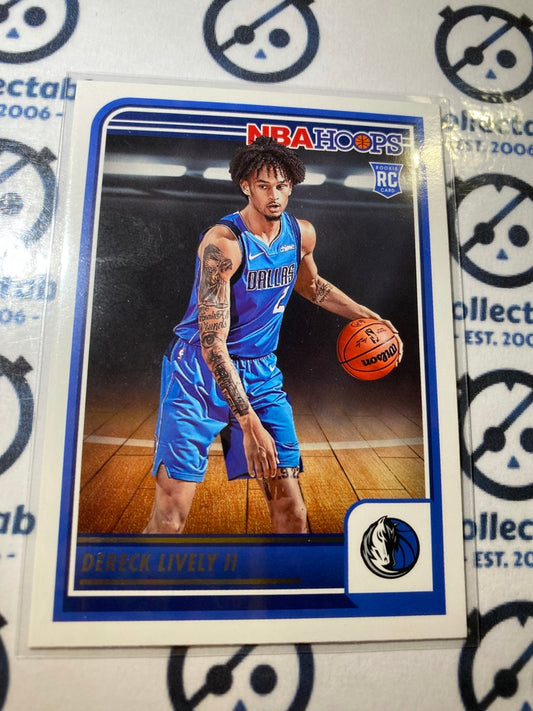 2023-24 Panini NBA HOOPS Dereck Lively II rookie card RC #241 Mavericks