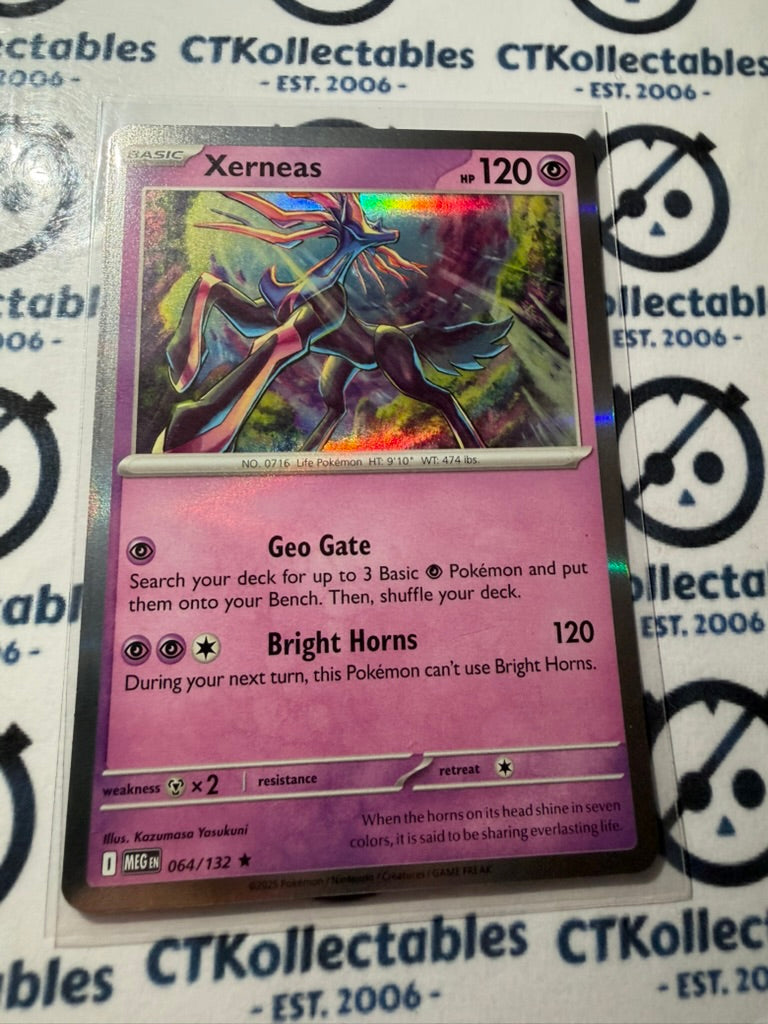 Xerneas Holo Rare Mega Evolution #064/132 Pokemon