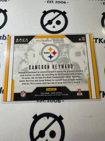 2023 NFL Score Sack Attack #13 Cameron Heyward Steelers