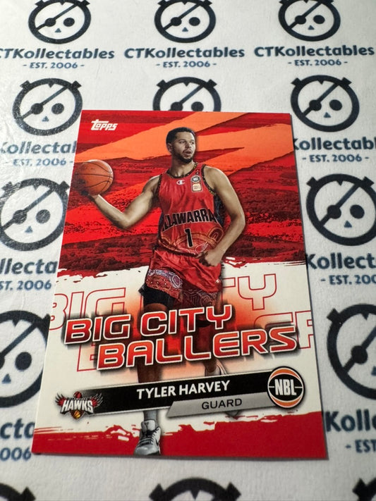 2023-24 Topps NBL Tyler Harvey Big City Ballers #BCB-10 Hawks
