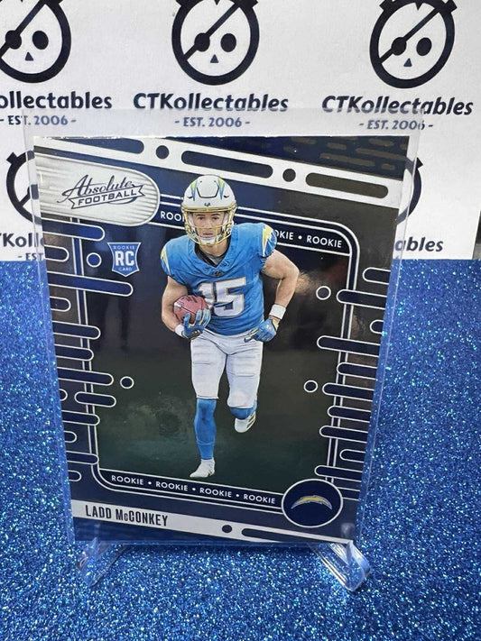 2024 NFL Panini Absolute Rookie RC #134 Ladd McConkey Los Angeles Chargers