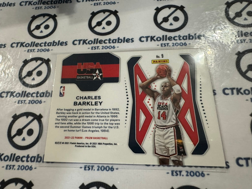 2021-22 NBA Panini Prizm Charles Barkley Team USA #9