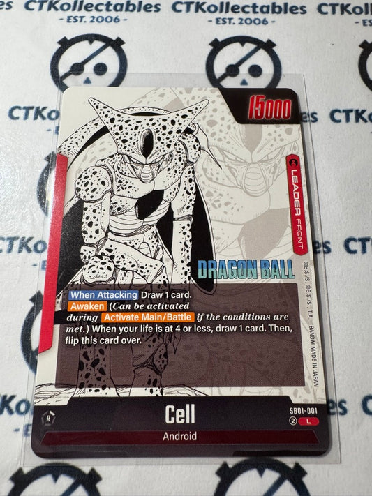 Dragon Ball Fusion World SB01 - 001: Cell Android Silver Foil L