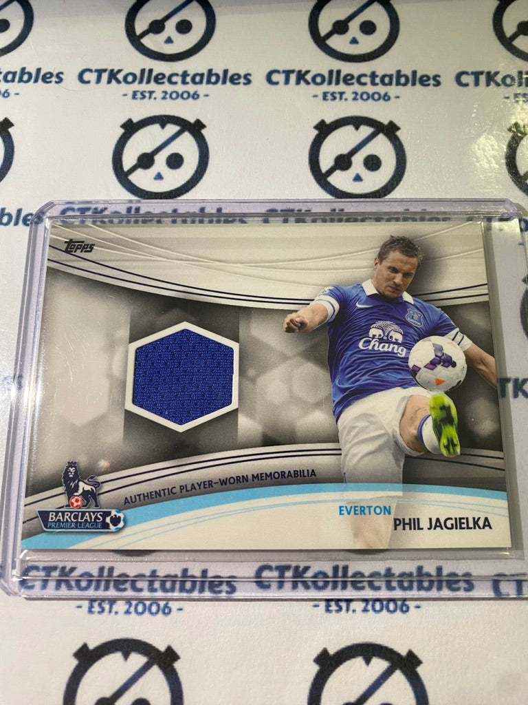 2013 Topps Premier Gold Phil Jagielka Game used Jersey #JR-PJ