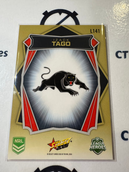2026 Select NRL League Heroes Luminous Base #L141 Izack Tago Panthers