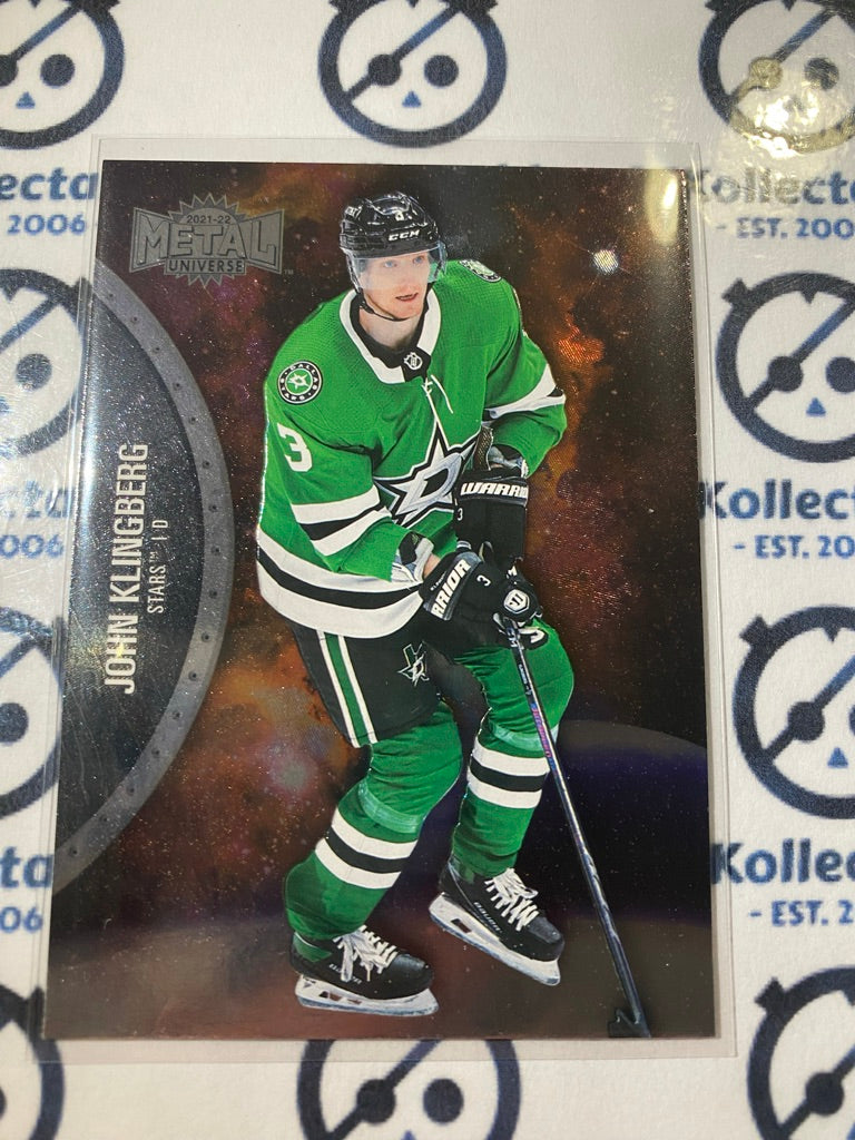 2021/22 Skybox NHL Metal Universe Base John Klingberg #24 Stars