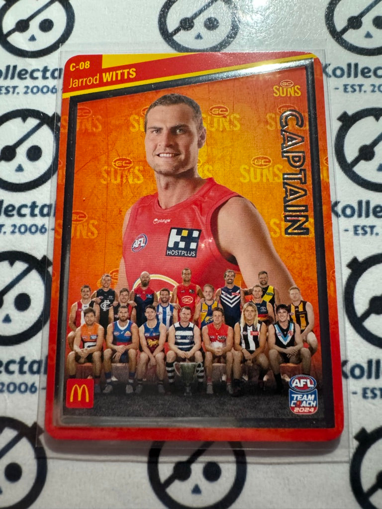 2024 AFL Teamcoach Maccas Captain Silver - Jarrod Witts C-08 Suns